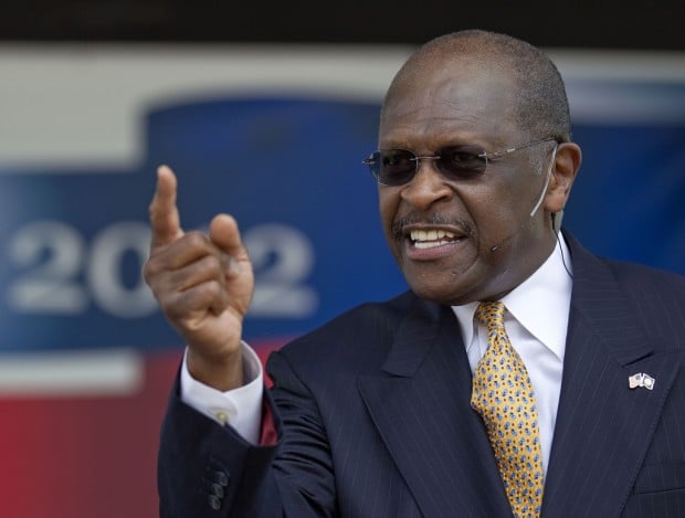 GOP radio host Cain enters presidential race   