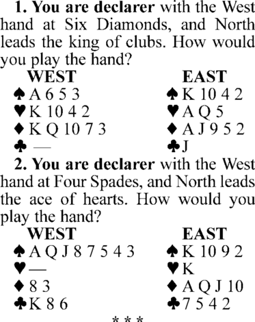 Bridge : Test your play  