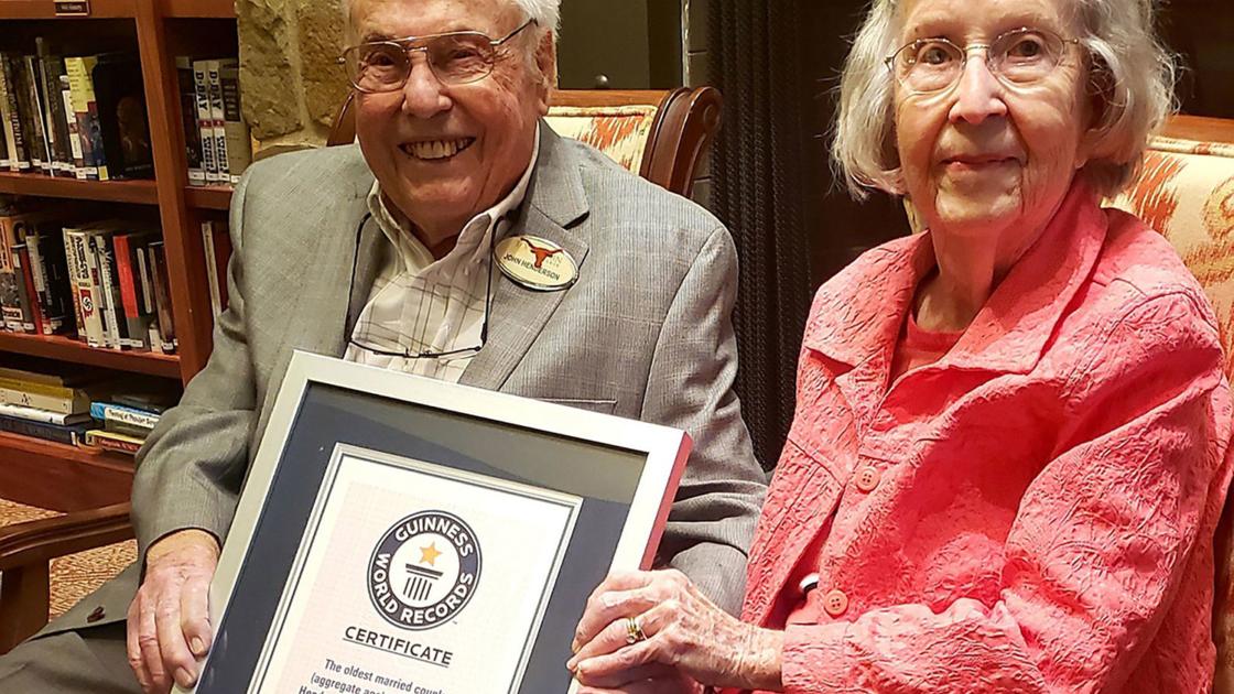 Husband and wife in Texas officially named world's oldest living couple