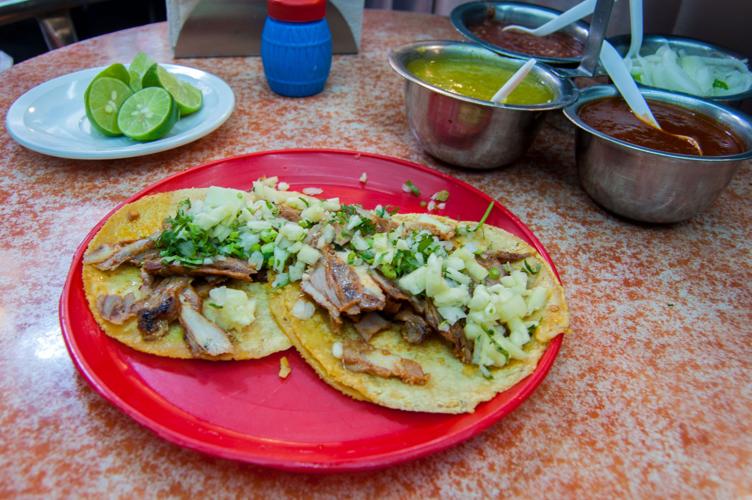 Mexico City al pastor tacos