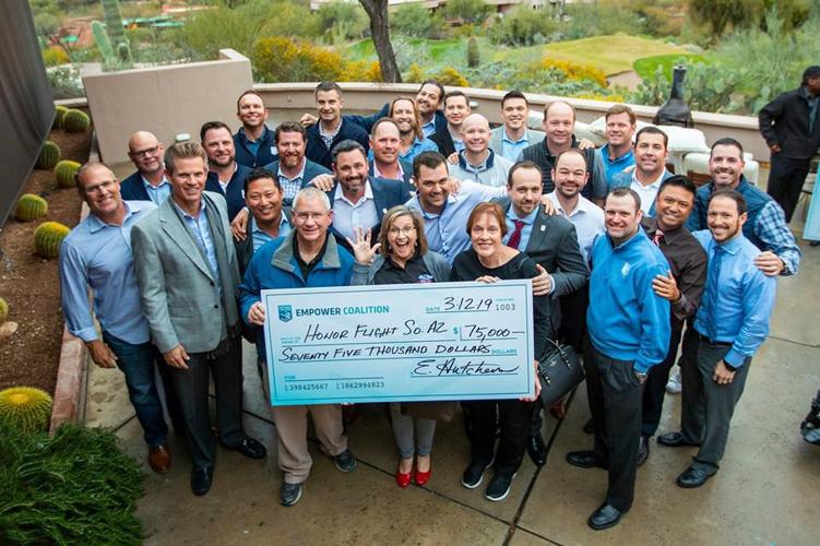 Empower Coalition check presentation