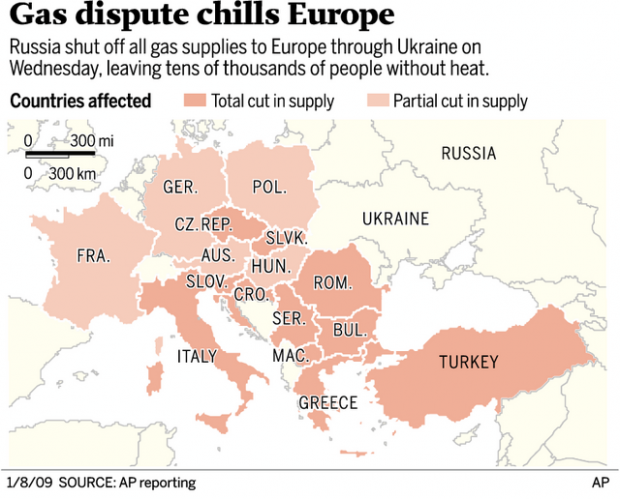 Europeans Coping With Gas-heating Cutoff