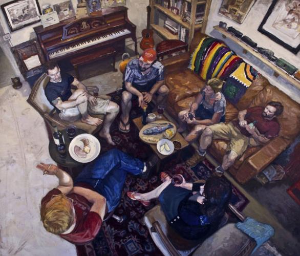 Drab walls hide lively cooperative for artists    