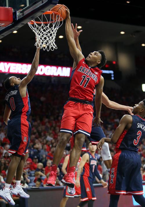 Red/Blue basketball scrimmage