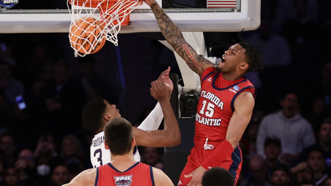 FAU holds off Nowell, Kansas State to reach first Final Four