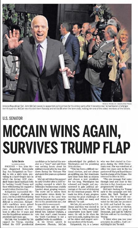 Arizona Daily Star article Nov. 9, 2016