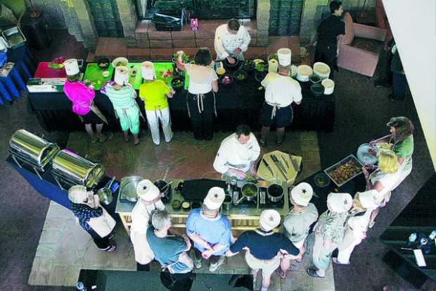 Cooking lessons from resort chefs  