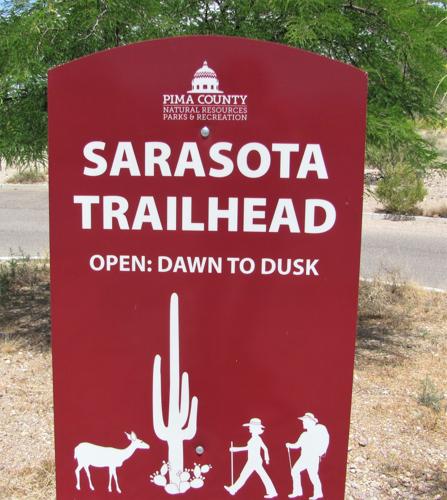 Trailhead sign