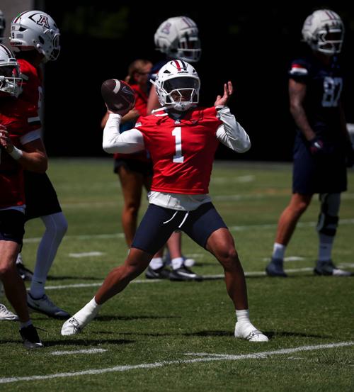 Arizona fall football practice