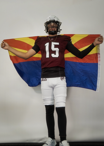 Desert View quarterback Andrew Godoy