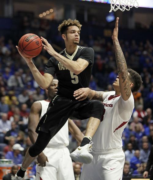 APTOPIX SEC Vanderbilt Arkansas Basketball