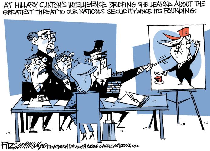 Daily Fitz Cartoon: Briefing