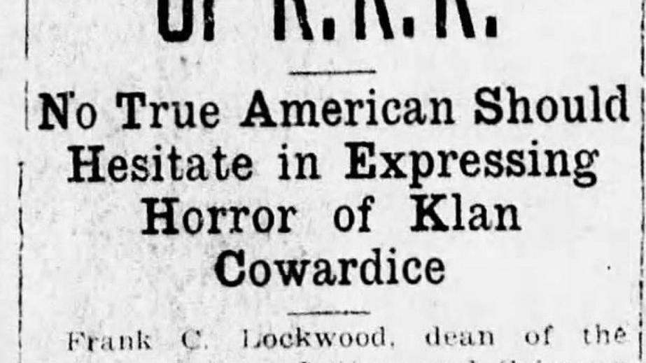 Ua Professor Says Terror Is Weapon Of Kkk Tucson Com
