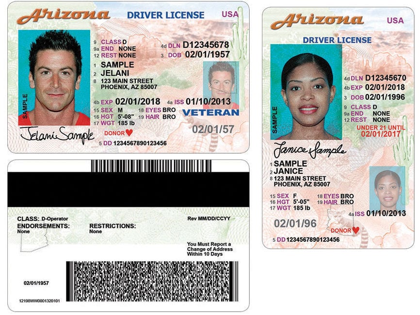 what information is on ar drivers license barcode