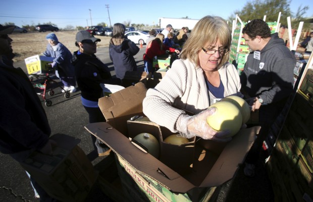 60 pounds of produce for $10    