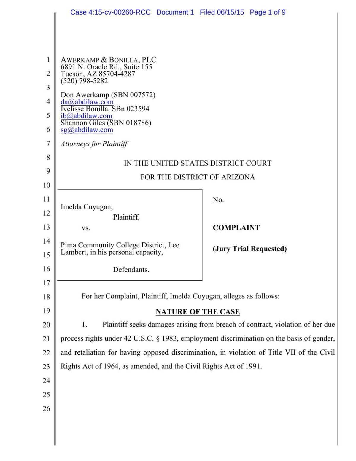 Cuyugan claim against PCC