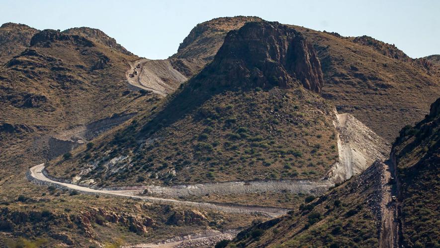 Guadalupe Canyon, border wall