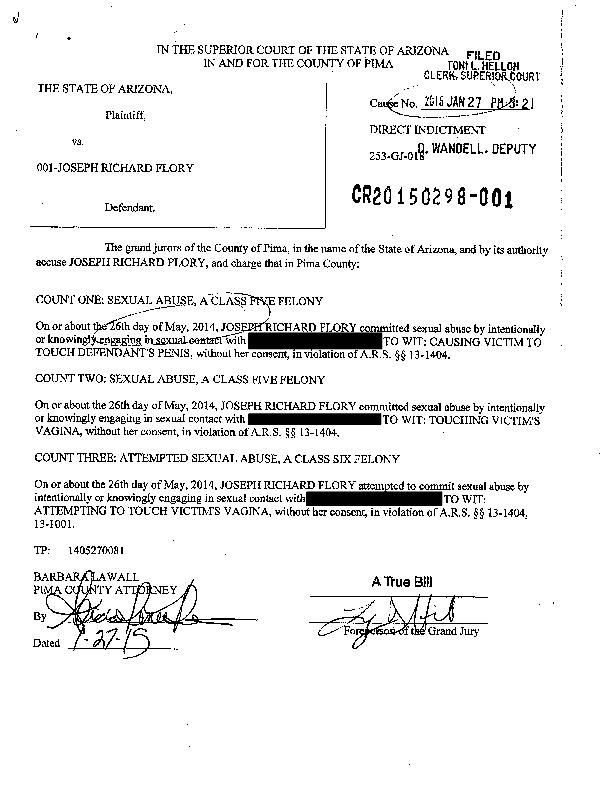 Indictment and police reports