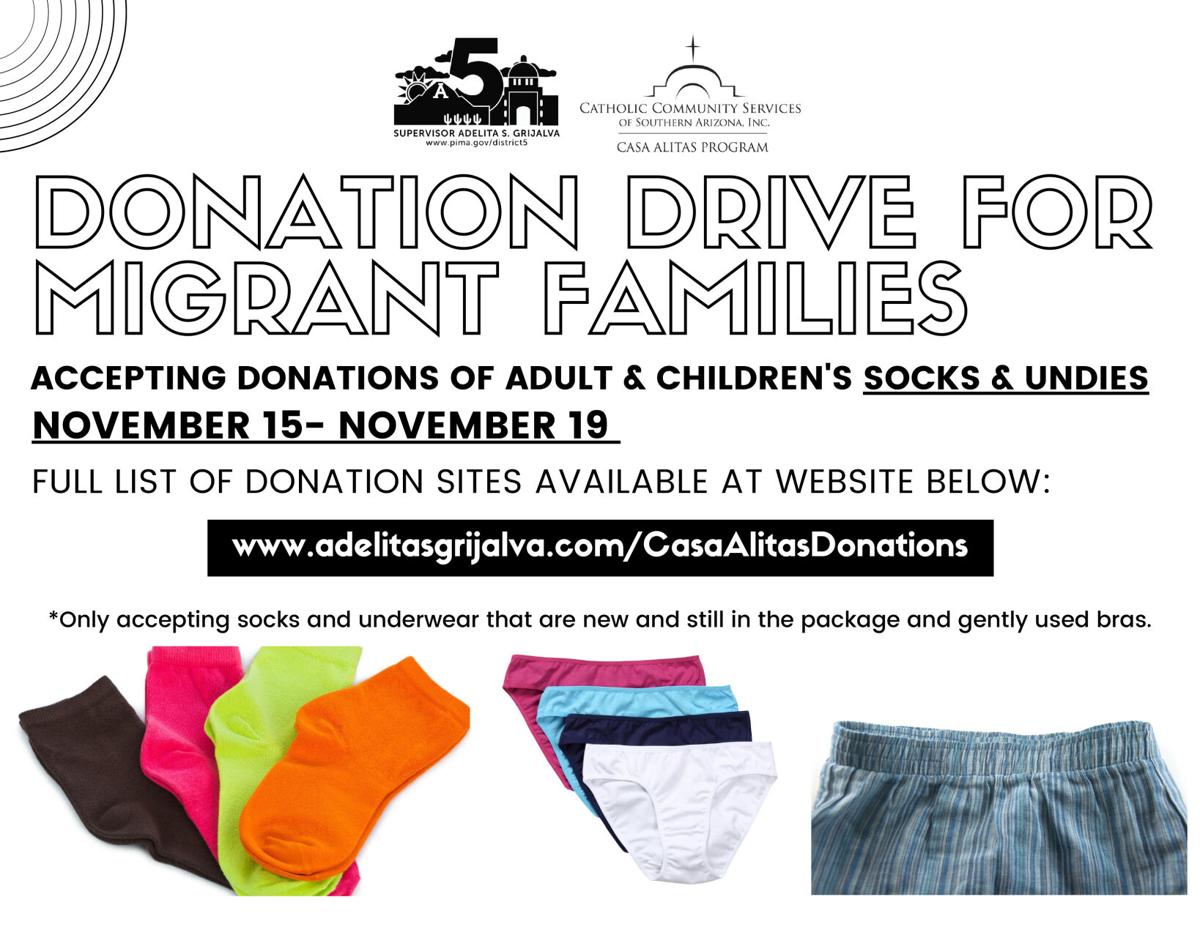 Donate Clothing  Casa Alitas Program - Tucson, AZ