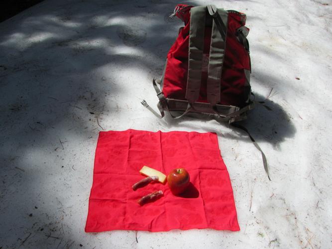 Picnic on the snow