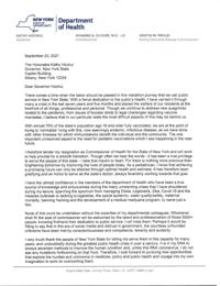 Hochul wrestles with pandemic as state health boss resigns amid vaccine mandate