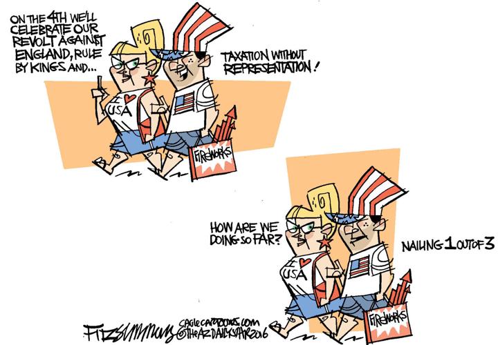 Daily Fitz Cartoon: The Fourth