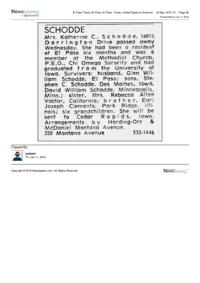 1973 article in the El Paso Times