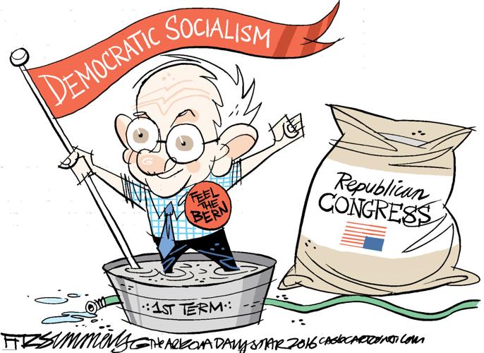 Daily Fitz Cartoon: Bernie