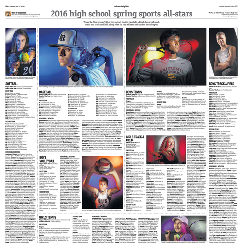 2016 Arizona Daily Star Spring Sports High School All-Stars