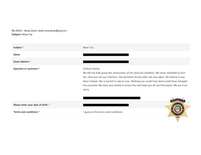 Sheriff’s Department releases copies of ransom notes in Nancy Guthrie case