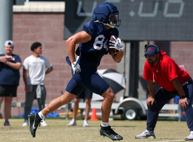 Spring football practice continues