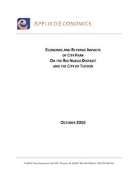 Economic analysis, City Park