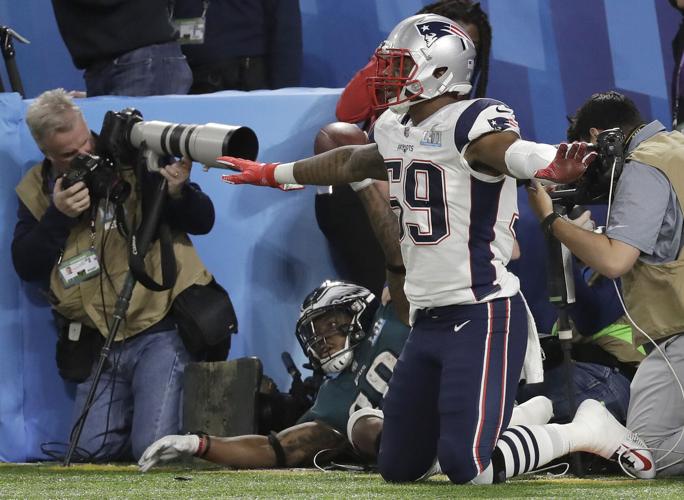 Eagles Patriots Super Bowl Football