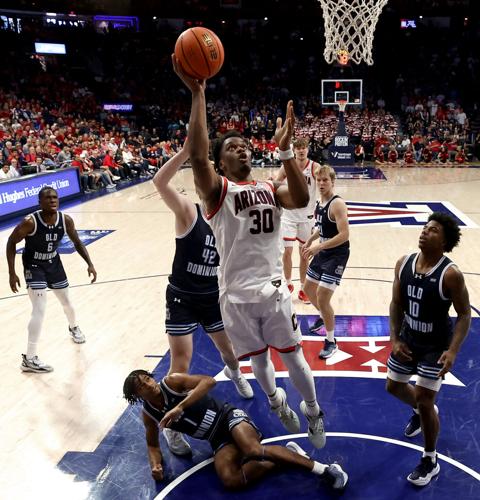 University of Arizona vs Old Dominion University, college basketball | Nov. 9, 2024