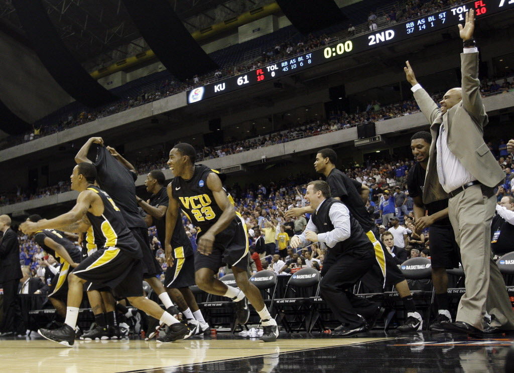 NCAA VCU Kansas Basketball