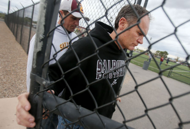 Salpointe football coach Dennis Bene