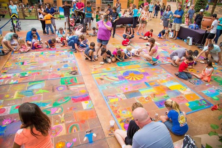 Chalk art festival