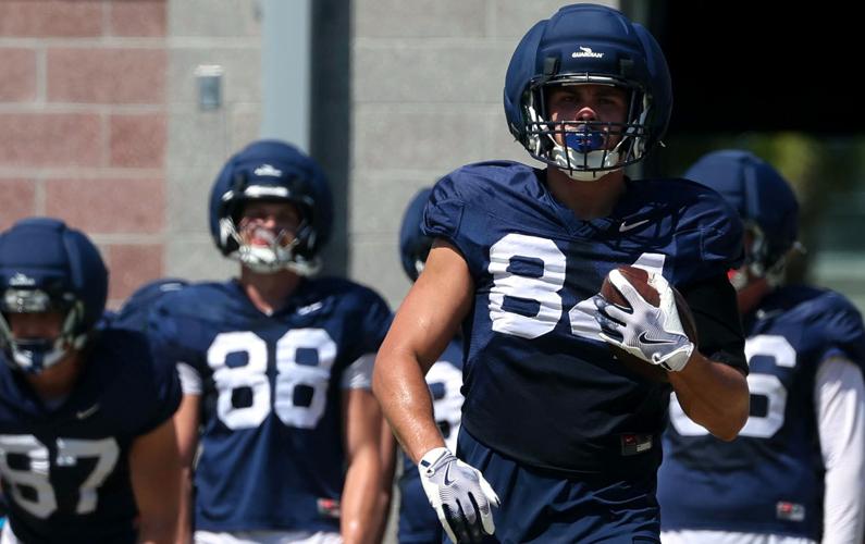 Spring football practice continues