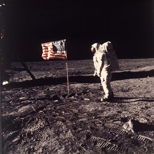 First walk on the moon