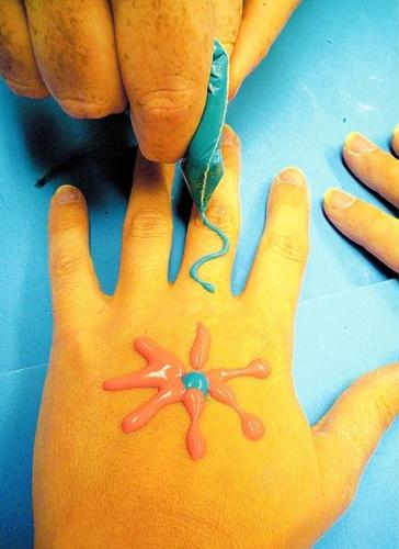 Mehndi is the art of applying henna tattoos  