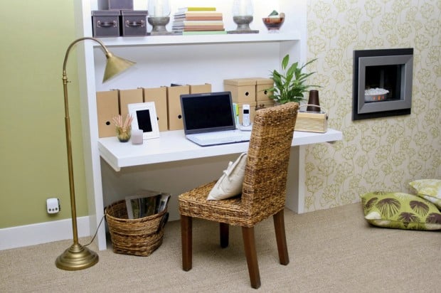 Converting space into a home office    