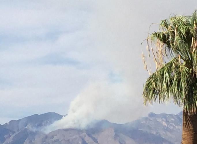 Wildfire re-ignites in Catalinas