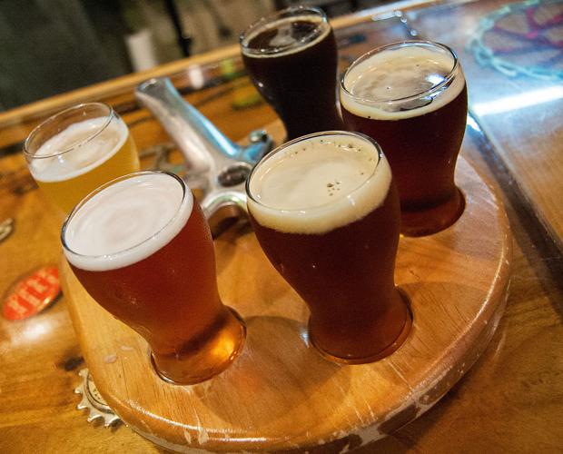 beers at Catalina Brewing Company