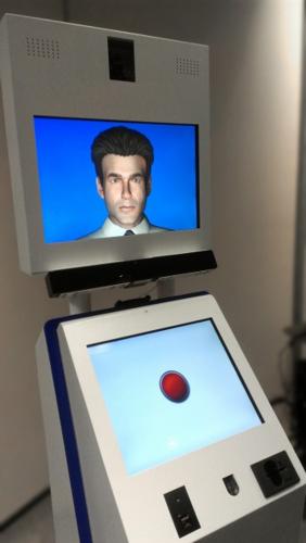 Avatar interviewing Nogales border crossers    