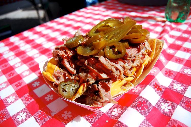 Pulled Pork Nachos at the Tucson Rodeo