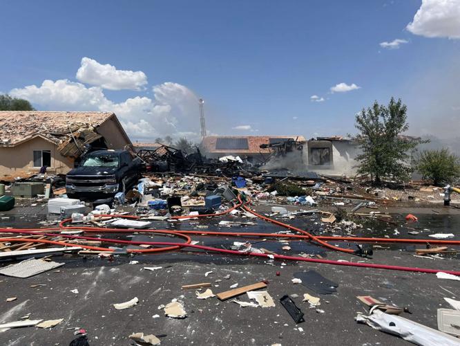 Fire destroys house on Tucson's SE side