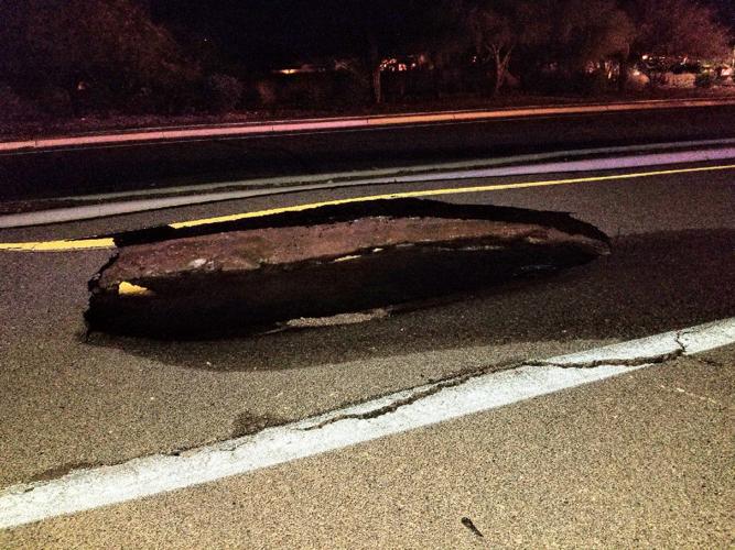Water main break