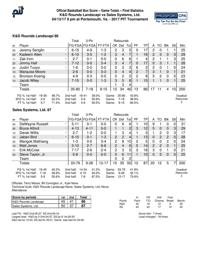 Kadeem Allen first PIT box score