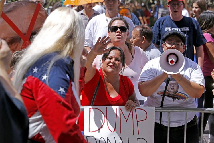 Trump protesters