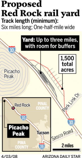 Foes see Picacho rail-yard idea pick up steam  